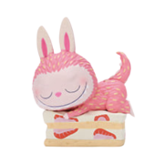 Pop Mart Labubu The Monsters Patisseries Series Strawberry Fraisier Cake (Opened Case)