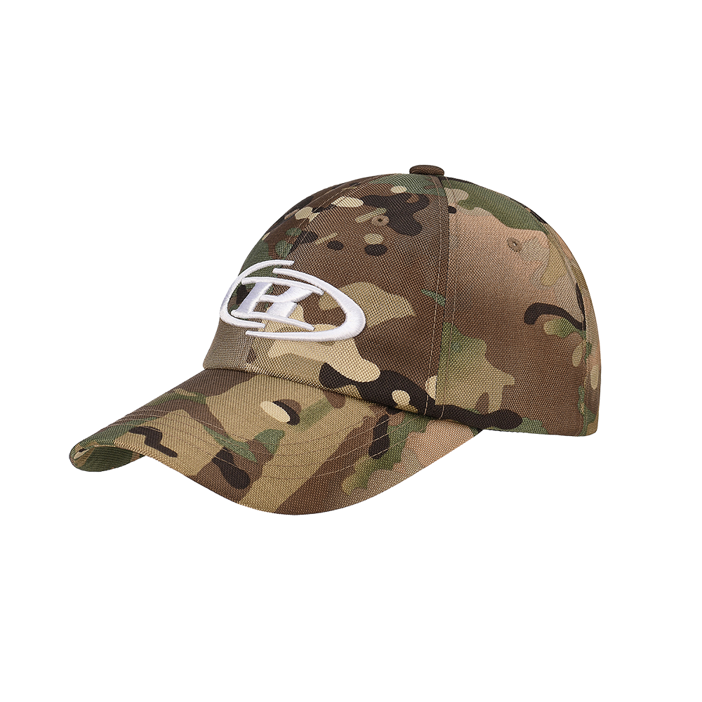 본투윈 B 심볼 빅 로고 볼캡 멀티 카모(BRON TO WIN B Symbol Big Logo Ball Cap Multi Camo)