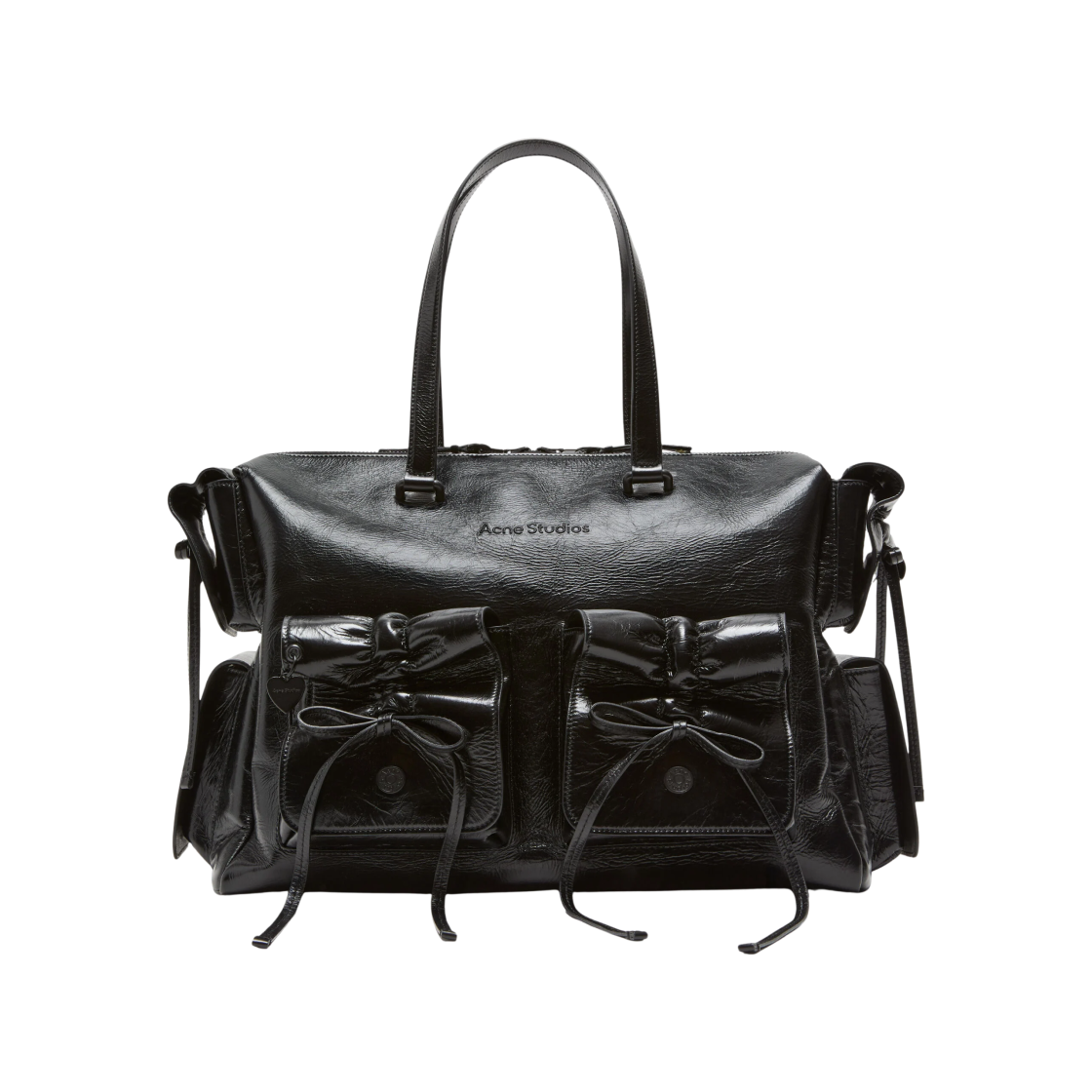 아크네 스튜디오 멀티포켓 토트백 블랙(Acne Studios Multipocket Tote Bag Black)