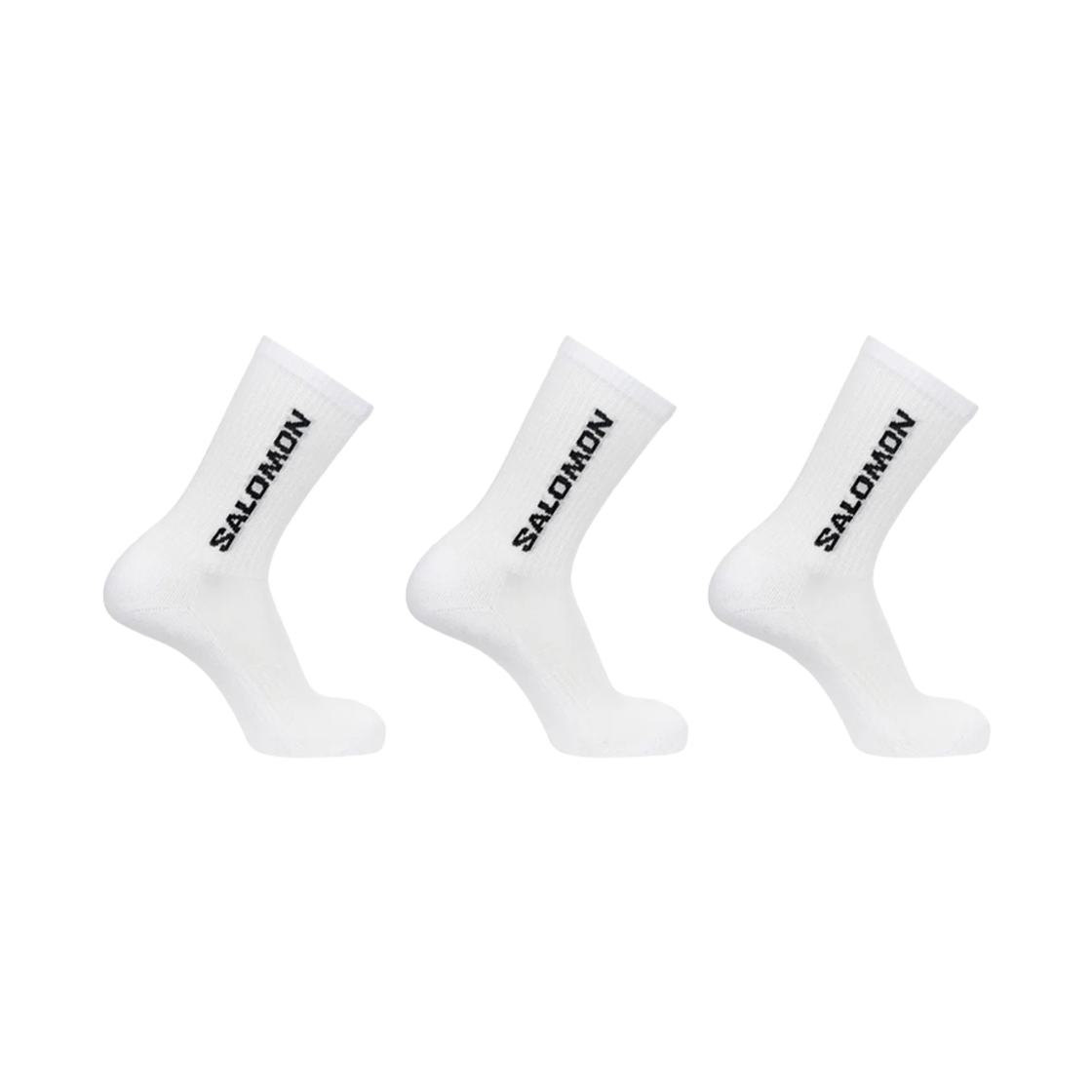 살로몬 에브리데이 크루 삭스 화이트 (3개입)(Salomon Everyday Crew Socks White (3 Pack))
