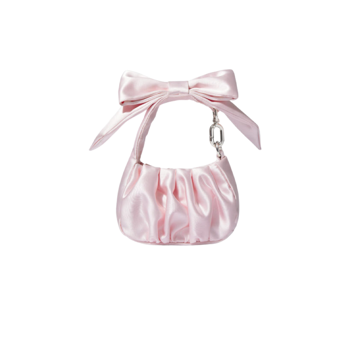 앤아더스토리즈 나노 새틴 보우백 베이비 핑크(& Other Stories Nano Satin Bow Bag Baby Pink)