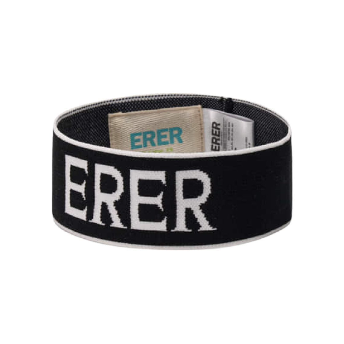 에르에르 자카드 헤어 밴드 네온 블랙(ERER Jacquard Hair Band Black)