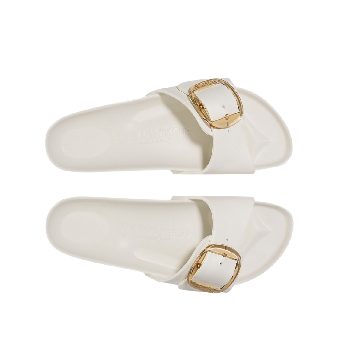 (W) 버켄스탁 마드리드 빅 버클 에그쉘 - 내로우((W) Birkenstock Madrid Big Buckle Eggshell - Narrow) - 2
