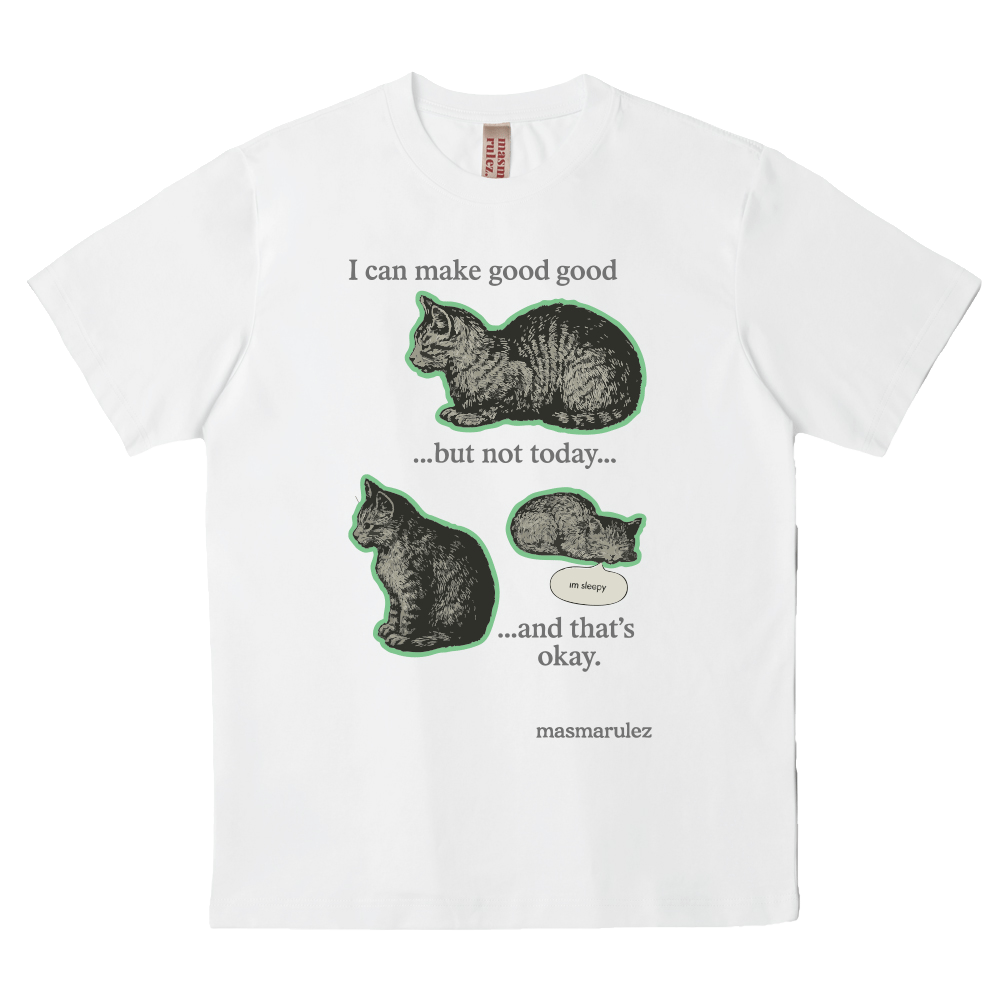 마스마룰즈 슬리피 쿨 코튼 티셔츠 2컬러