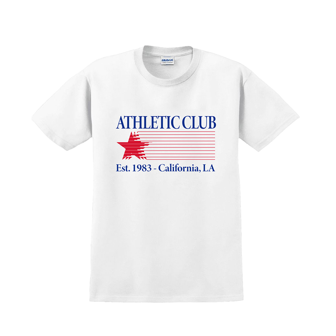 길단 X 아메리칸 컬렉션 애슬레틱 클럽 티셔츠 화이트(GILDAN X American Collection Athletic Club T-Shirt White)