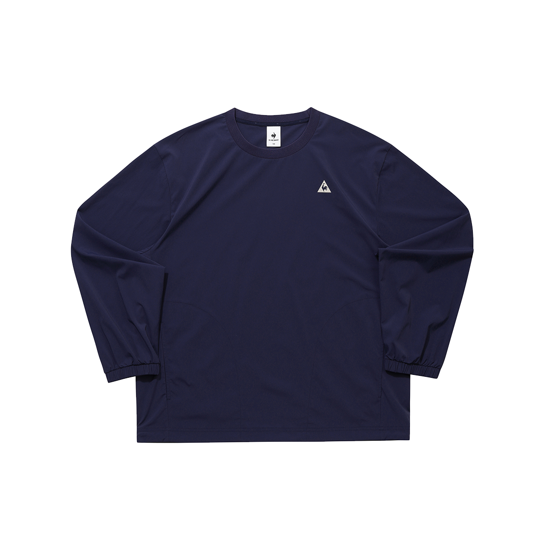 QQ323LWT81_DNV0 le coq sportif Unisex Loose-Fit back graphic Piste Dark Navy