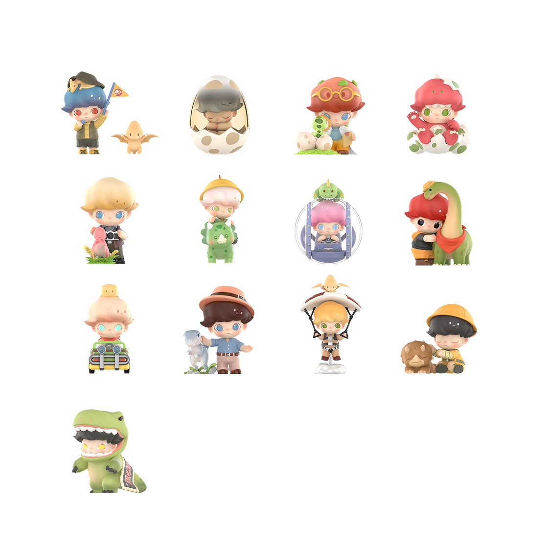 팝마트 디무 쥬라기 월드 시리즈 미개봉 랜덤박스 (1개입)(Pop Mart Dimoo Jurassic World Series Sealed Case (1 Blind Box)) - 2