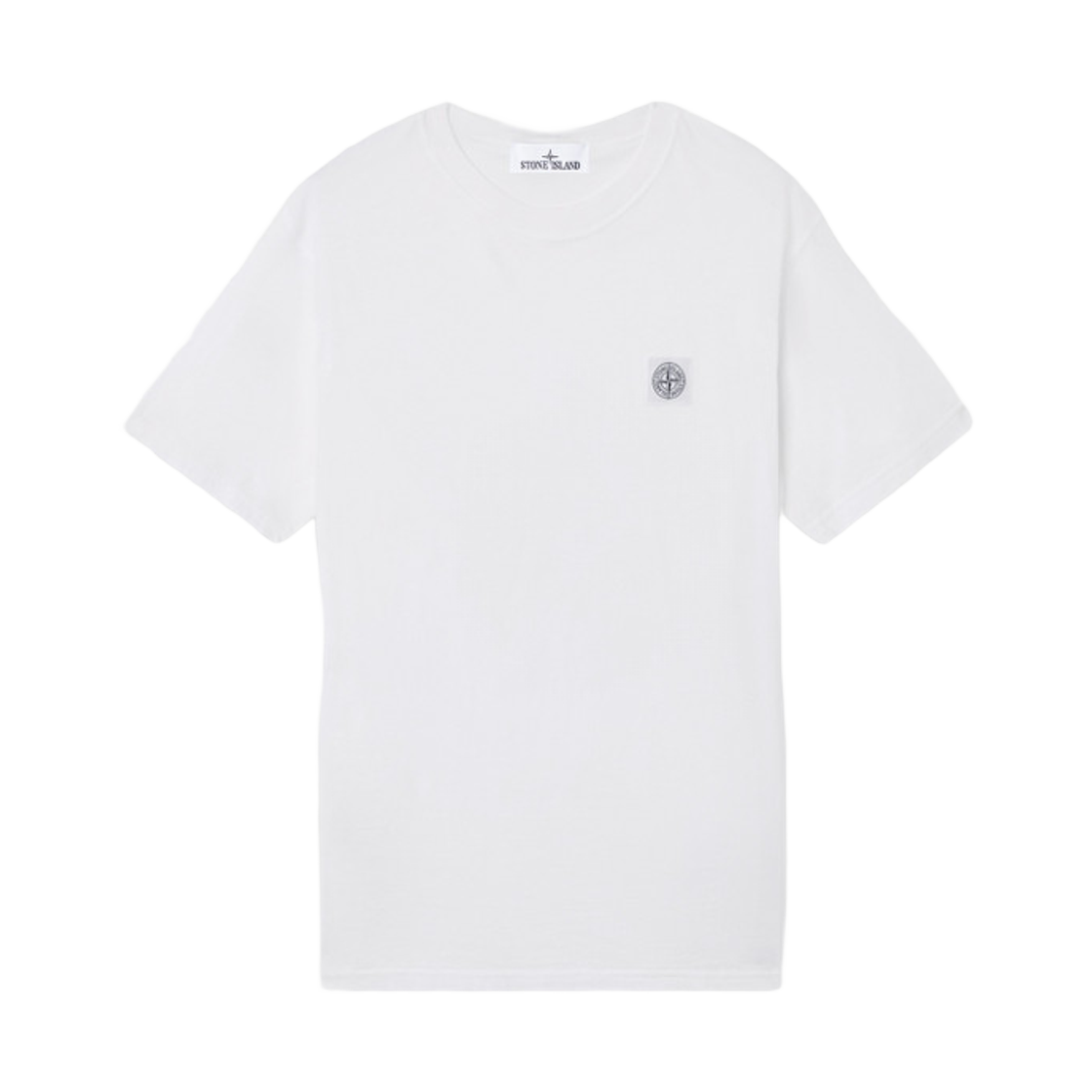 K2S1521000-29S0057-V0001 Stone Island 2100029 Organic Cotton Jersey Fissato Effect Slim-Fit Short-Sleeve T-Shirt with Compass Patch  - 25FW
