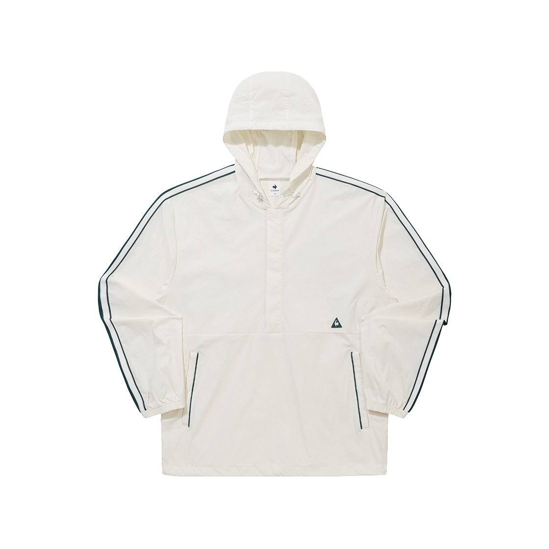 르꼬끄 스포르티브 유니 선데이 아노락 홑겹 자켓 - 아이보리(QQ323LJK82)(le coq sportif Unisex Sunday half-zip jacket Ivory) - 1