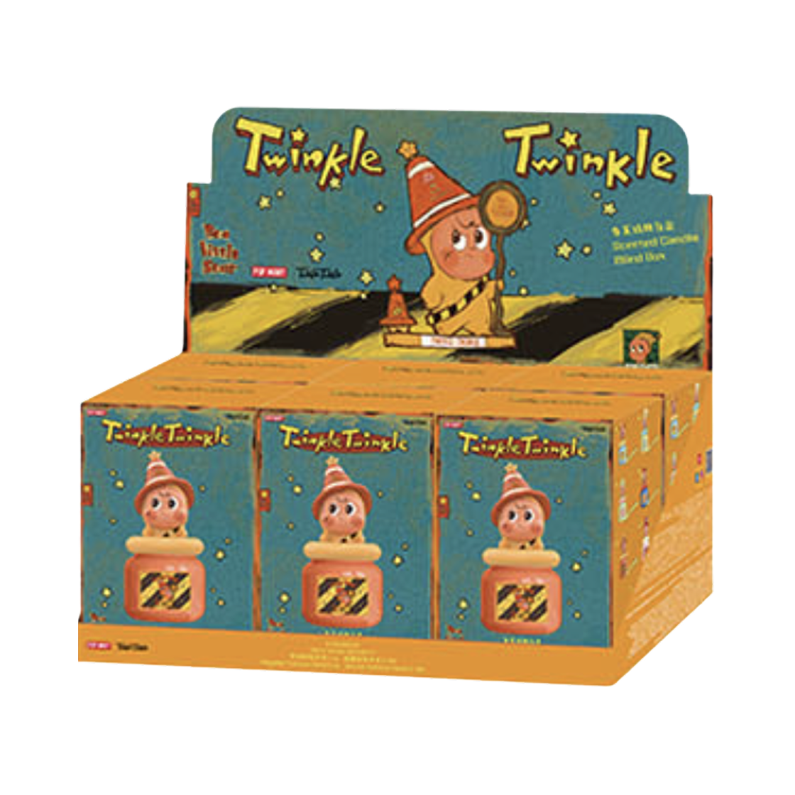 팝마트 작은별의 반짝이는 일상 시리즈 아로마 캔들 미개봉 랜덤박스 (6개입)(Pop Mart Twinkle Twinkle Be A Little Star Series Aroma Candle Sealed Case (6 Blind Boxes)) - 1