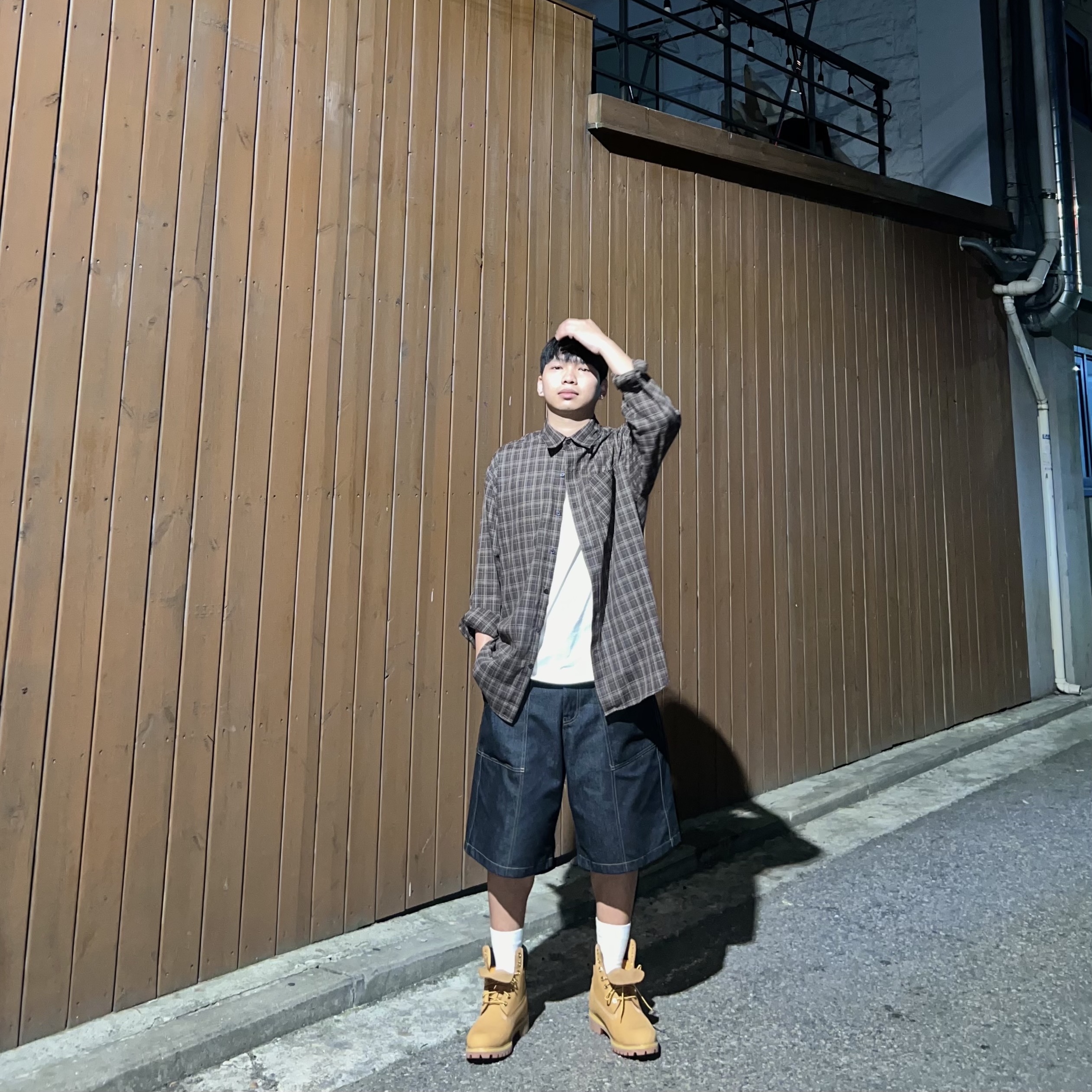 Timberland Premium 6 inch Waterproof Boot Wheat Nubuck - Wide 착용 스타일