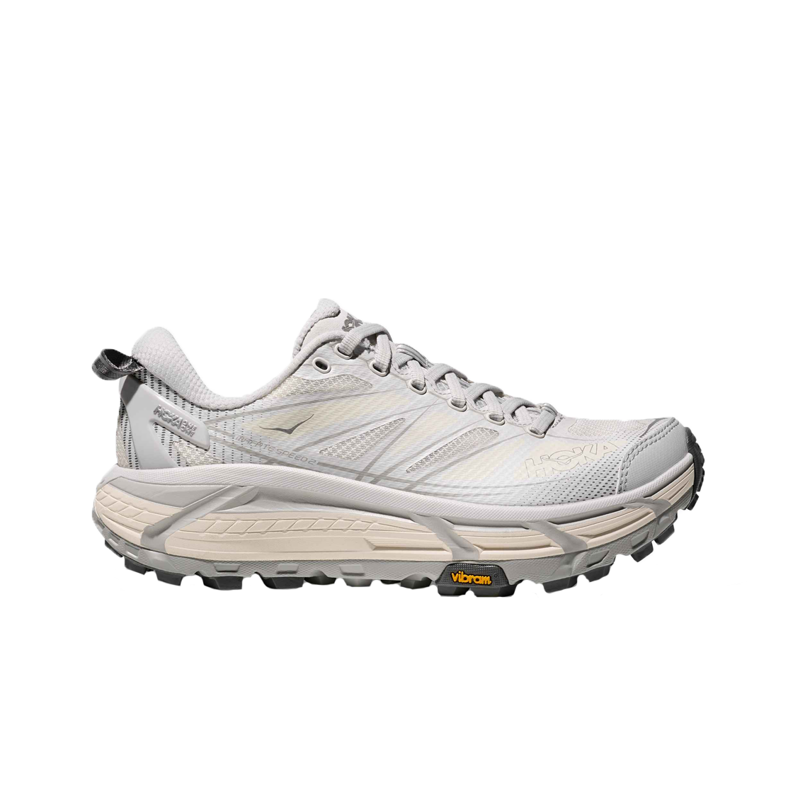 호카 마파테 스피드 2 코스믹 그레이 앨러배스터 - 25FW(Hoka Mafate Speed 2 Cosmic Grey Alabaster - 25FW)