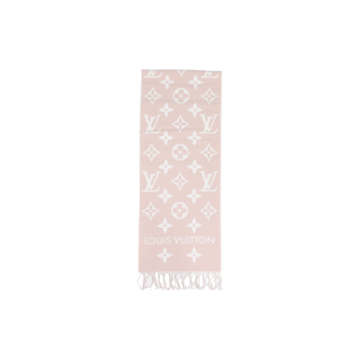 IT82OU222RPJ Louis Vuitton LV Essential Scarf Beige Rose