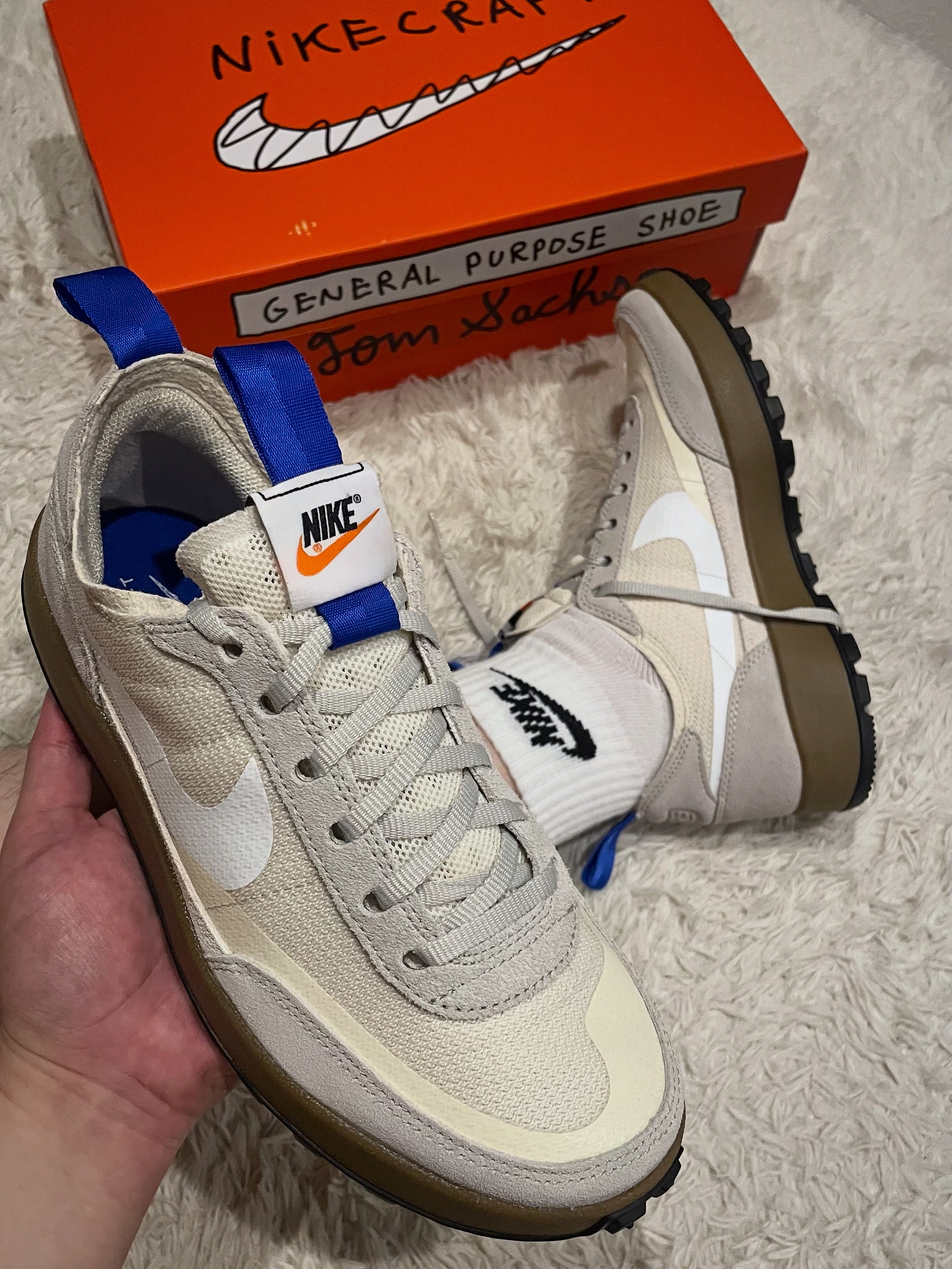Nike x Tom Sachs General Purpose Shoe Light Cream 착용 스타일