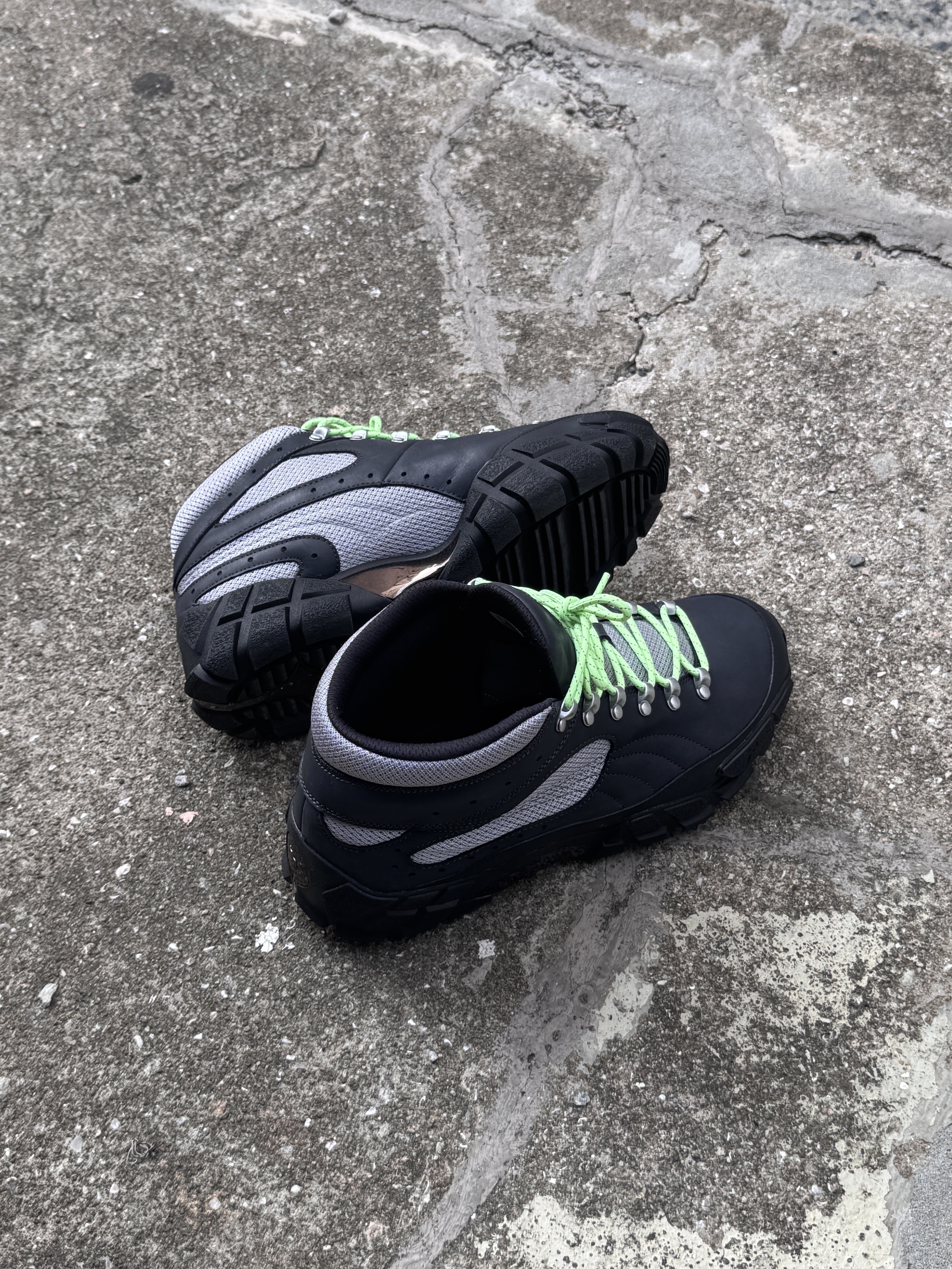 Puma x Skepta Forever Mid Boots Flat Dark Gray Puma Silver 착용 스타일