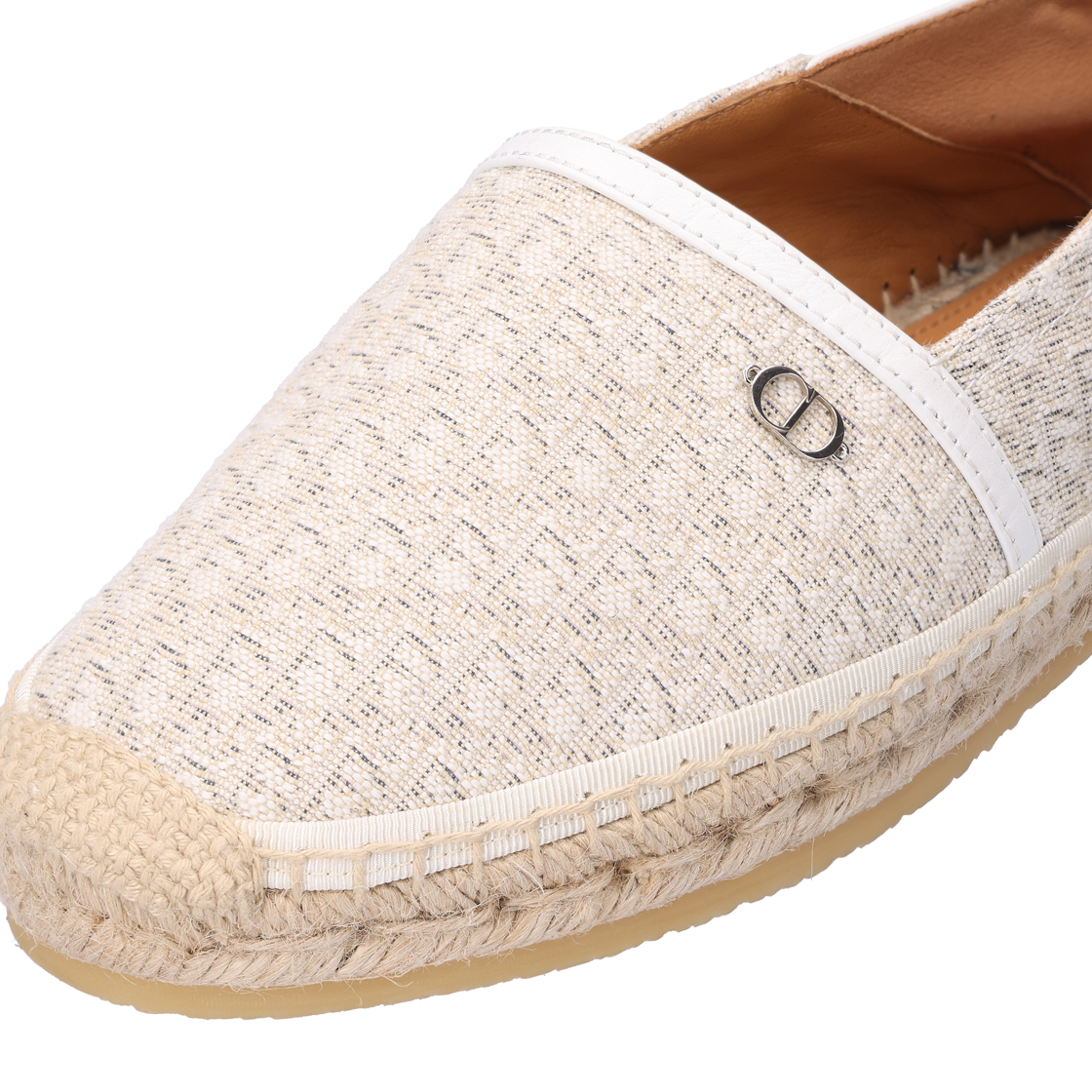 ITGCKMVBCWIP Dior Paradise Espadrille Sandals Oblique Jacquard Off White 39 - #6