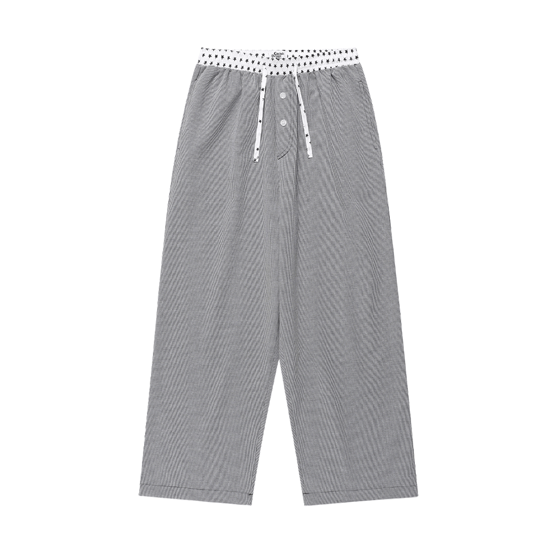 카비시 W 체크 라운지 팬츠 블랙(CAVISH W Check Lounge Pants Black)