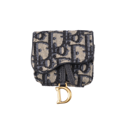 [A등급] Dior Vintage Saddle Airpods Pro Case Blue Dior Oblique Jacquard