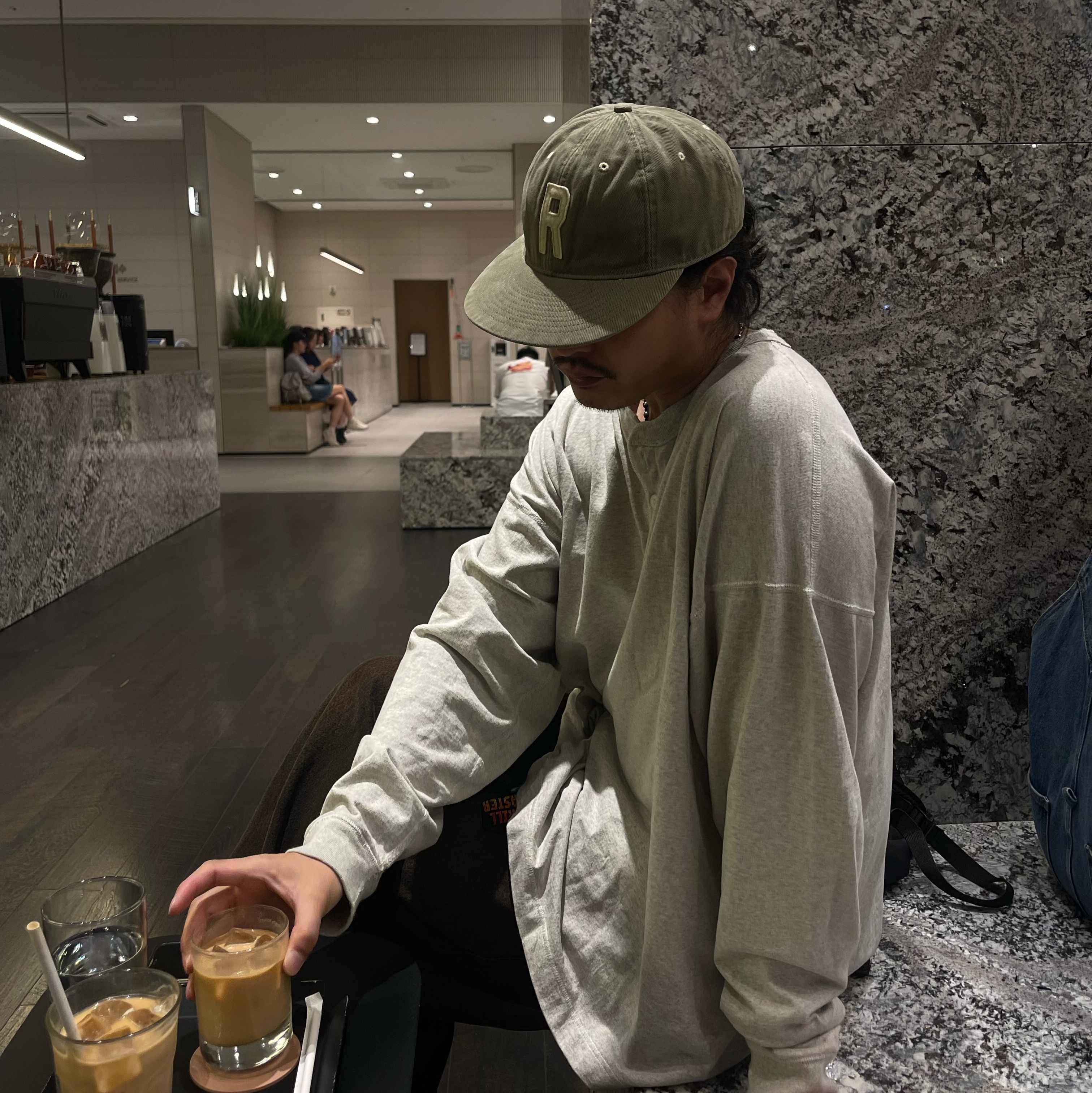 [20% 적립] Polo Ralph Lauren Wash Twill Ball Cap Basic Olive - 25SS 착용 스타일