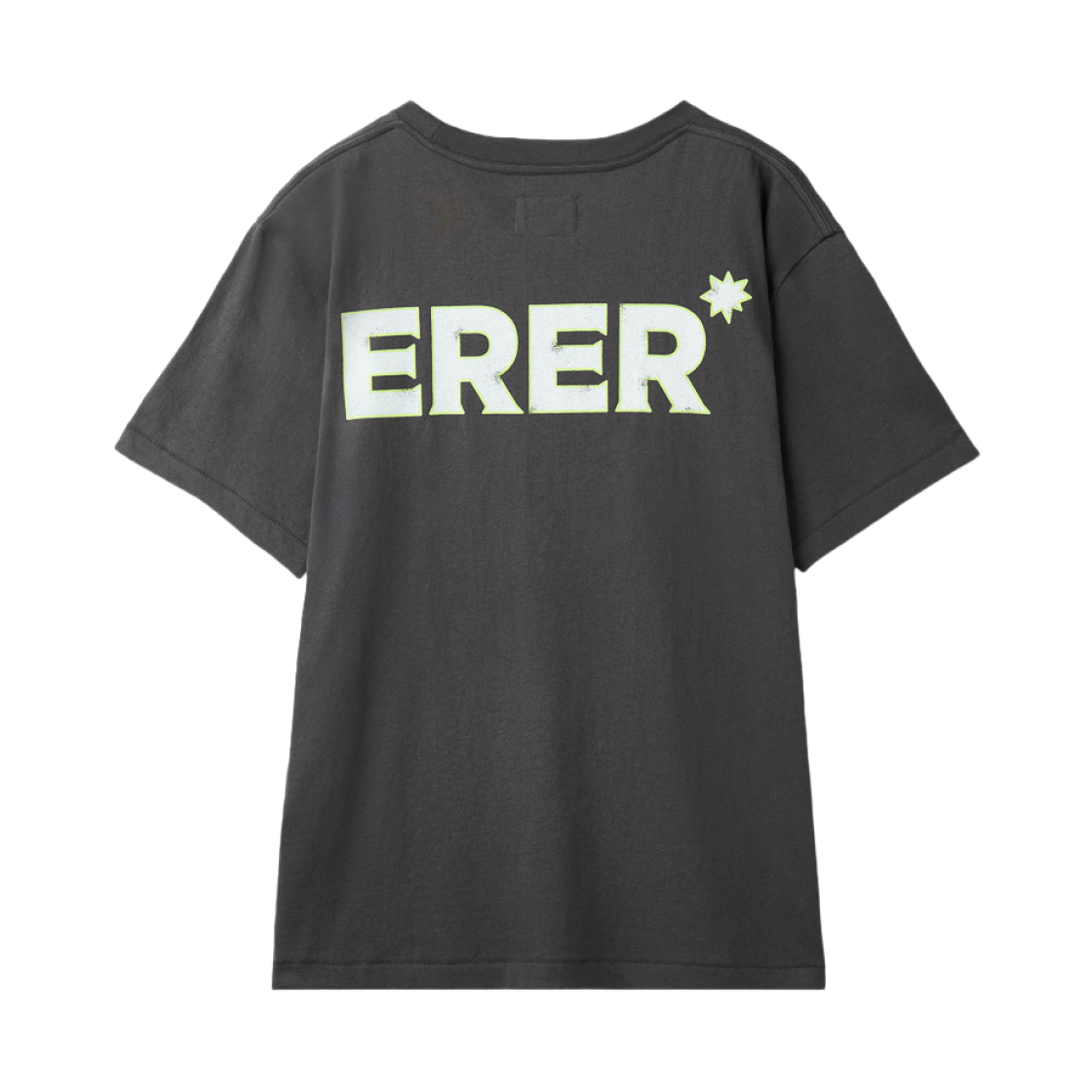 에르에르 빈티지 페인티드 ER 아트워크 티셔츠 차콜(ERER Vintage Painted ER Artwork T-Shirt Charcoal) - 2