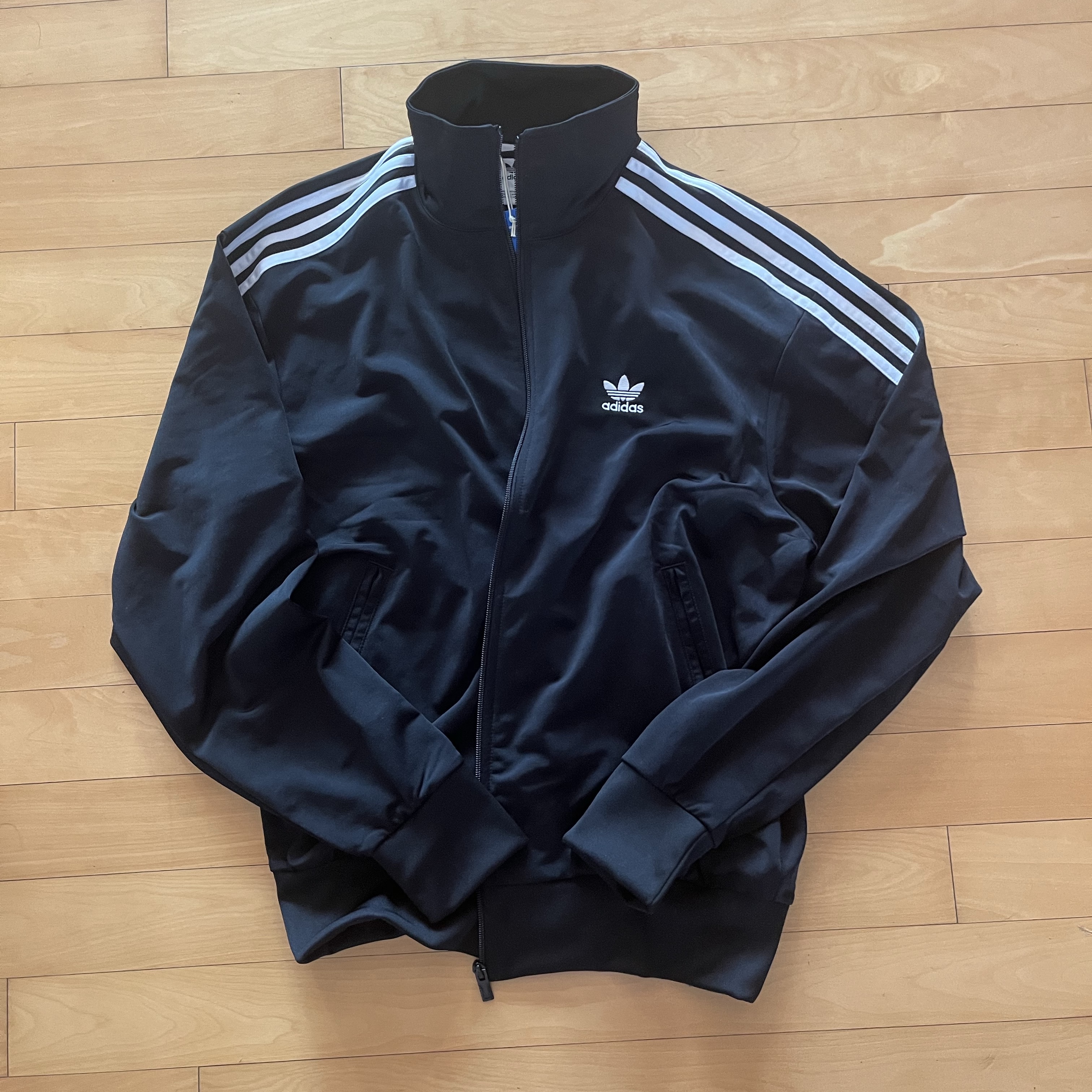 Adidas Adicolor Classics Firebird Track Top Black - KR Sizing 착용 스타일