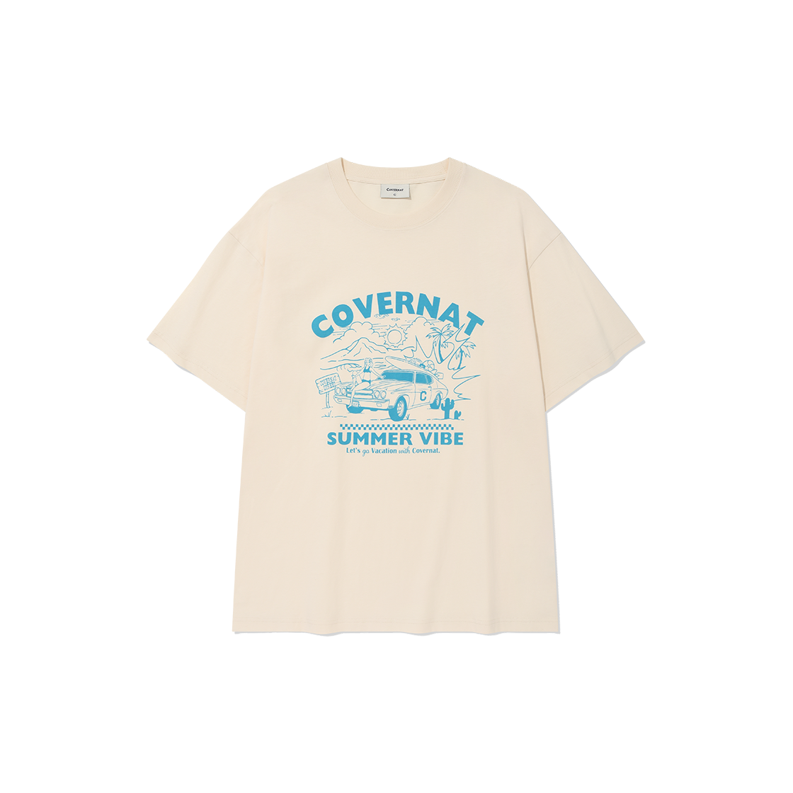 커버낫 볼륨 카 그래픽 티셔츠 마젠타 | COVERNAT | KREAM