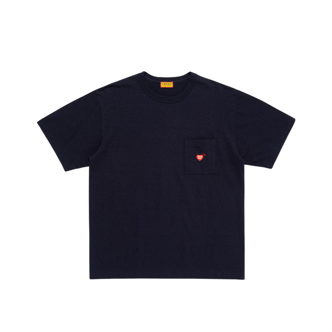 휴먼 메이드 하트 포켓 티셔츠 네이비(Human Made Heart Pocket T-Shirt Navy) - 1