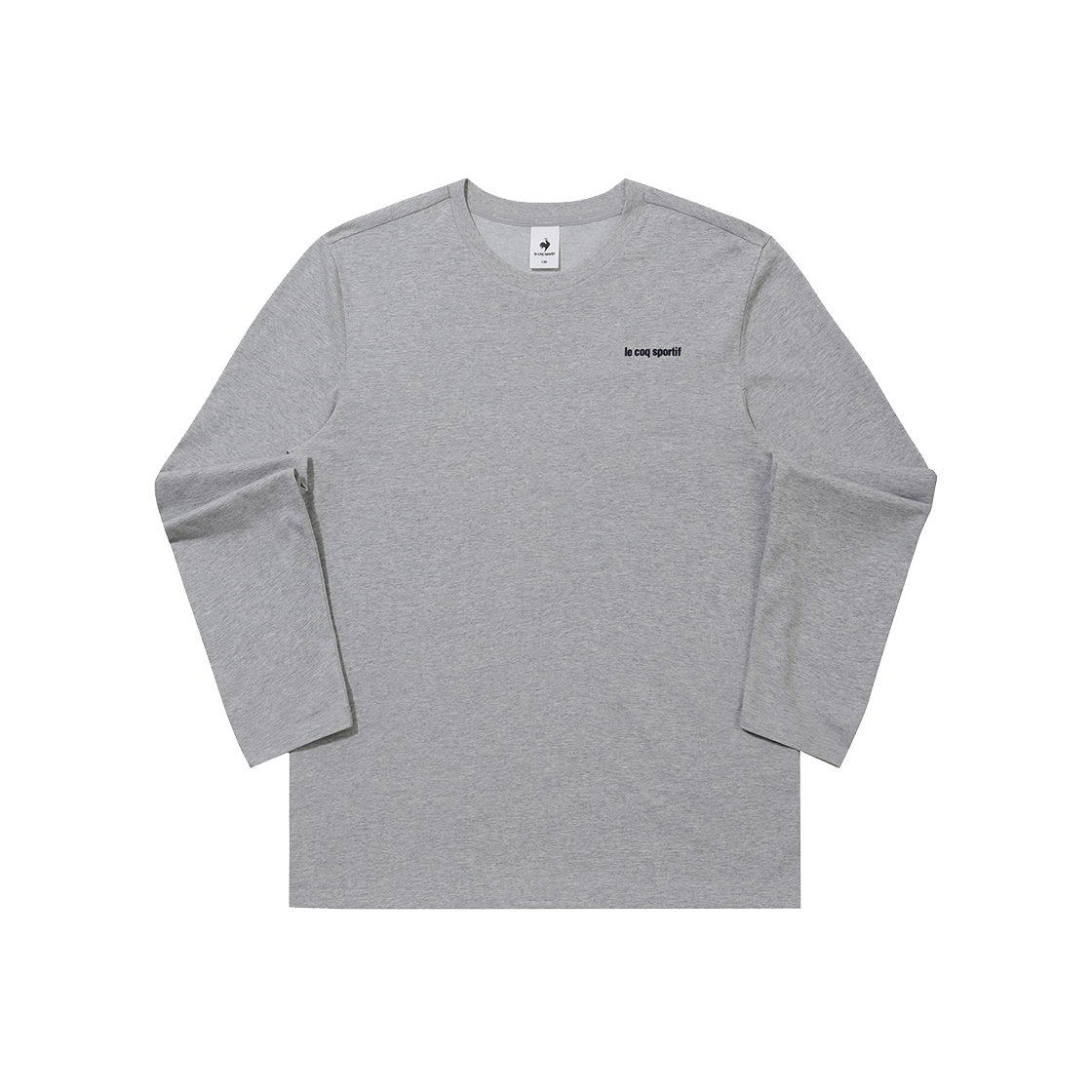 QQ323LRL81_MGR0 le coq sportif Unisex Essential Regular Long-Sleeve T-Shirt Grey