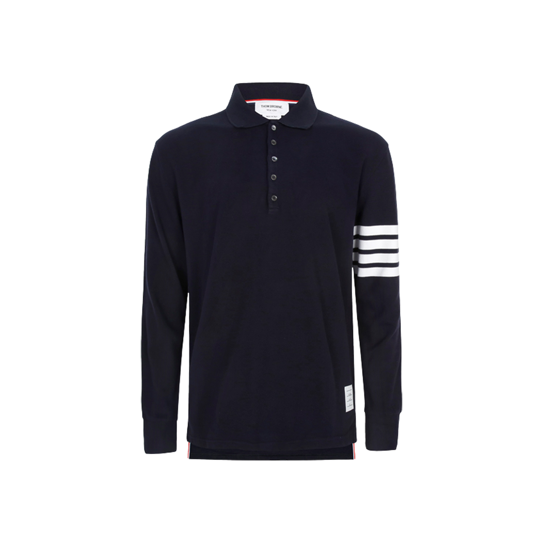 톰브라운 클래식 피케 사선 폴로 네이비(Thom Browne Classic Pique 4-Bar Polo Navy)