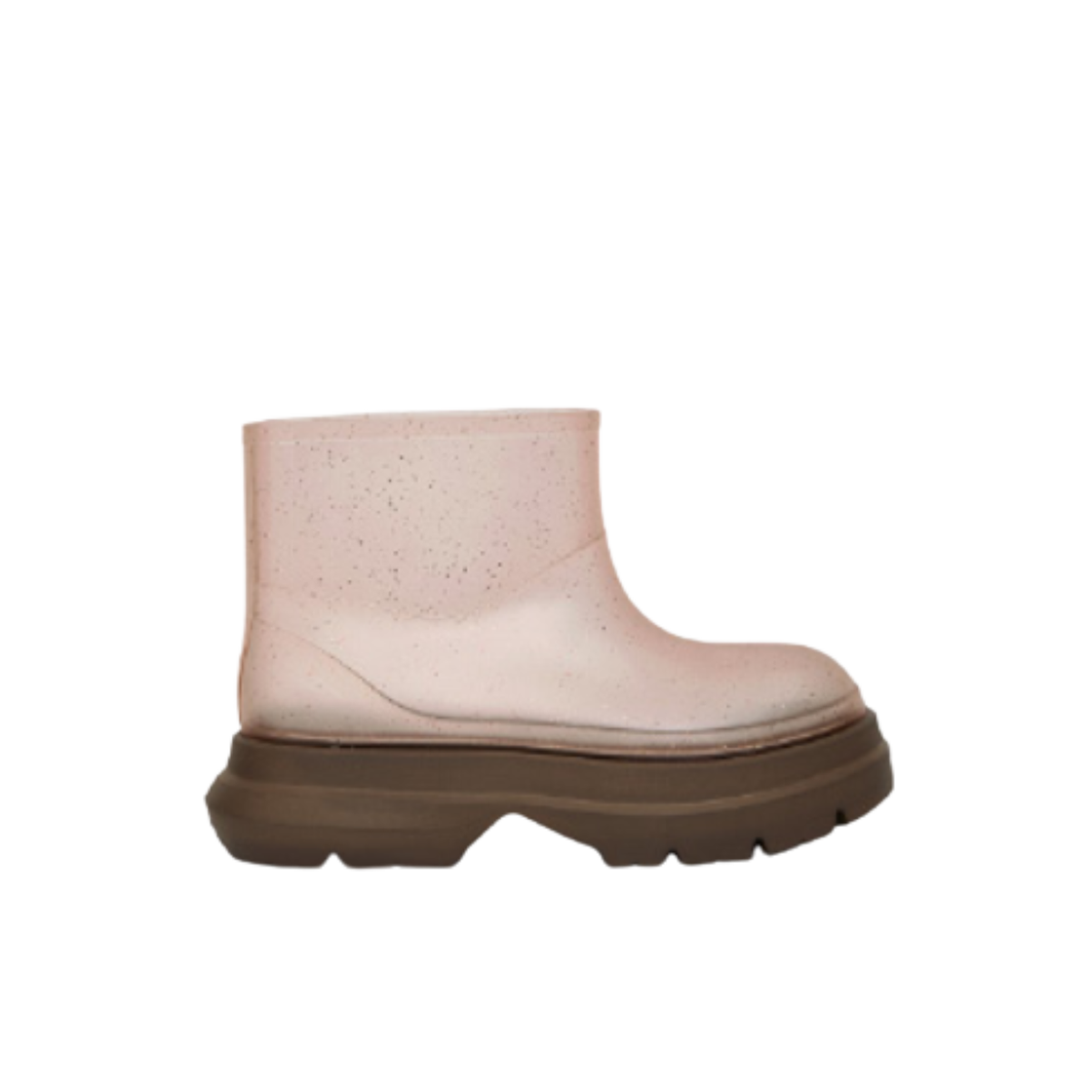 (W) 락피쉬웨더웨어 글레어 플랫폼 숏 부츠 글리터 브라운((W) Rockfishweatherwear Glair Flatform Short Boots Glitter Brown)