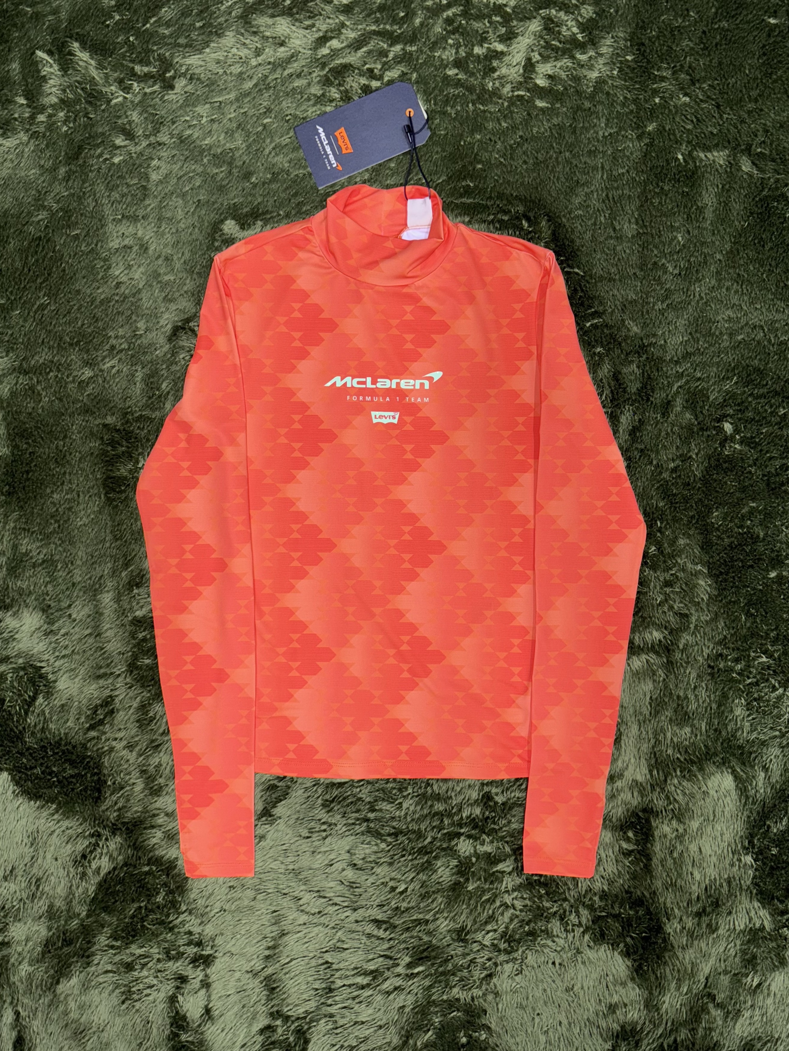 (W) Levi's x McLaren Second Skin Orange 착용 스타일 - 1