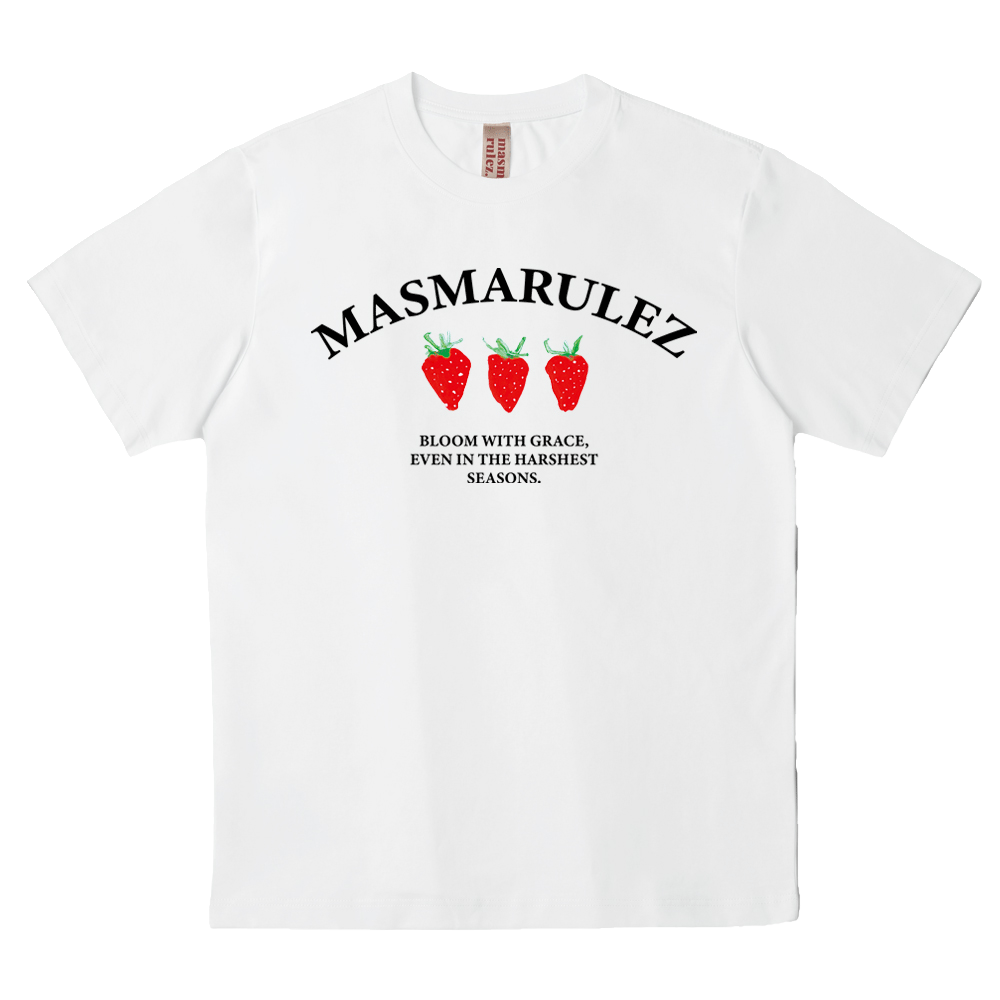 마스마룰즈 아치 베리 쿨 코튼 티셔츠 2컬러