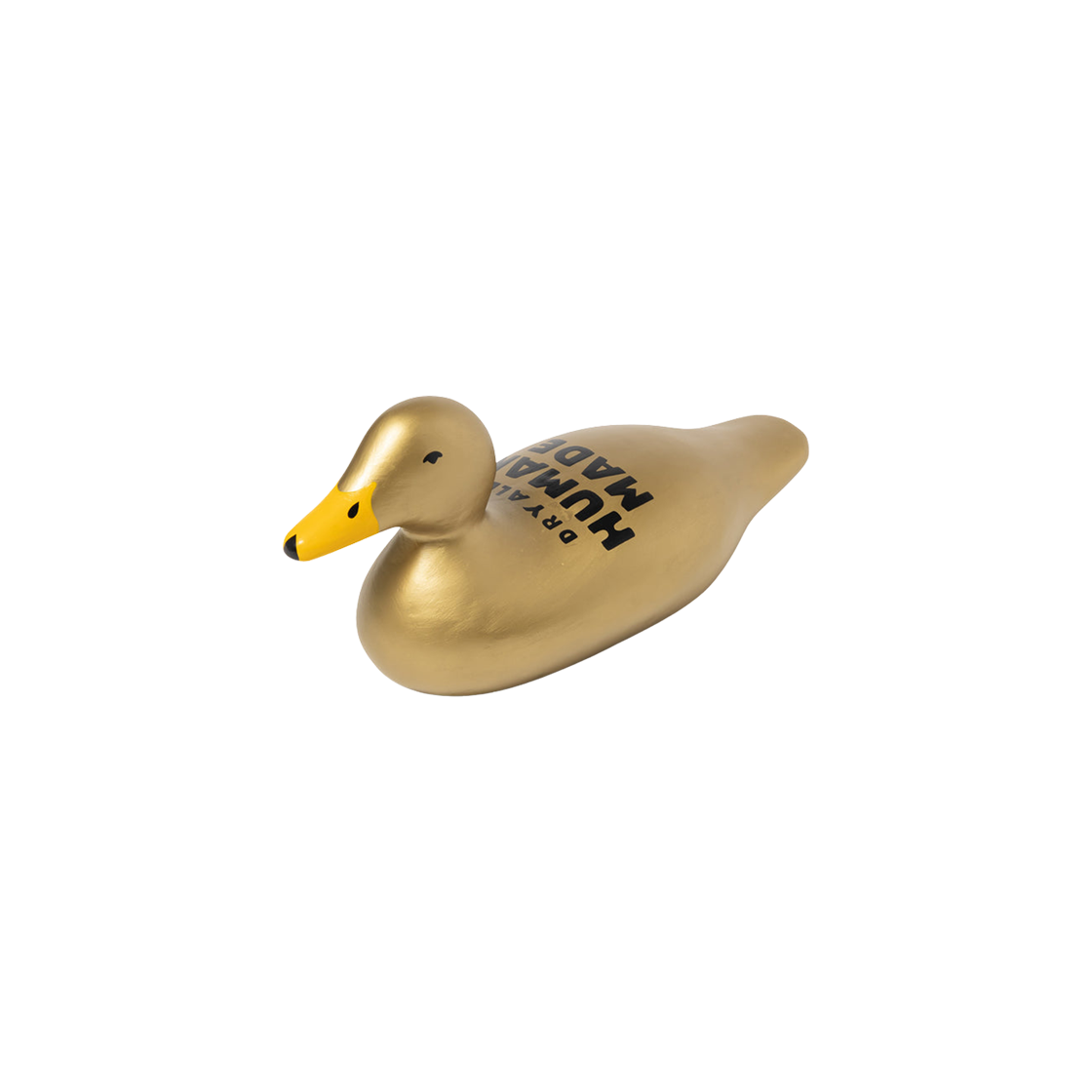 HM29GD142 Human Made Paper Mache Display Gold Duck Gold