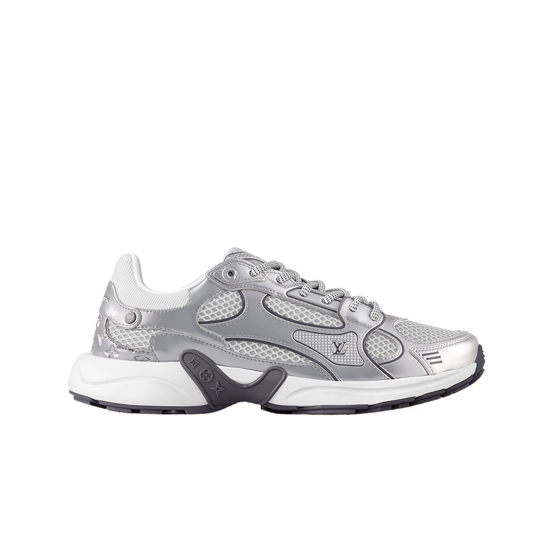 - (W) Louis Vuitton LV Olympia Sneakers Silver