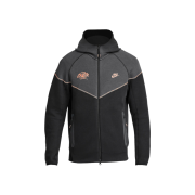 Nike x Central Cee NSW Tech Fleece Full Zip Hoodie Black Metallic Red Bronze