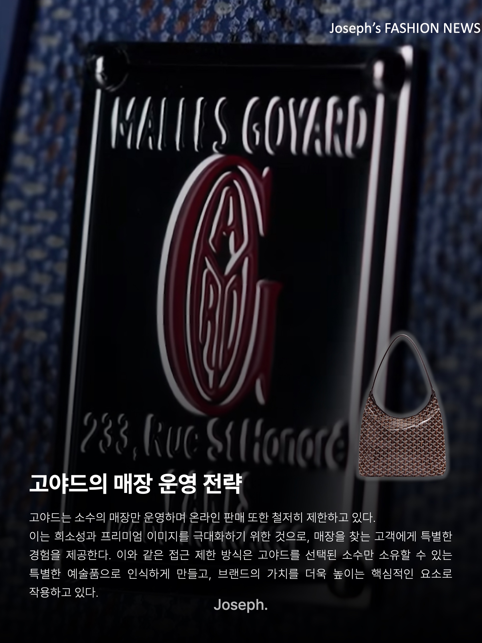 Goyard Saint Sulpice Card Holder Green, Goyard Boheme Hobo PM Bag Black 착용 스타일 - 6