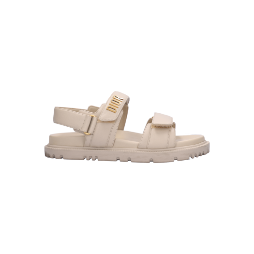 ITNRQD5LA24M Dior Dioract Sandals Lambskin White 37