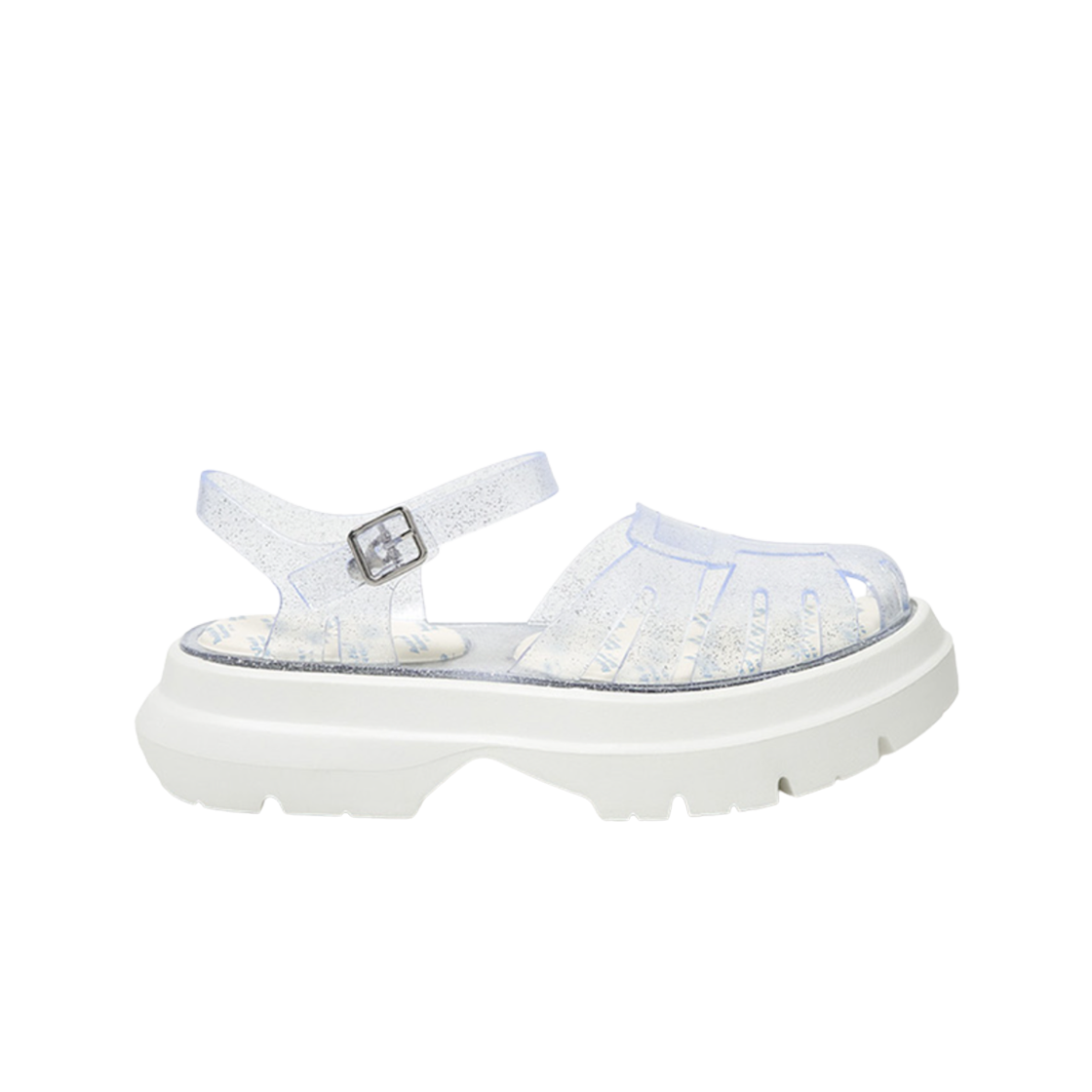 (W) 락피쉬웨더웨어 글레어 플랫폼 피셔맨 샌들 글리터 실버((W) Rockfishweatherwear Glair Flatform Fisherman Sandals Glitter Silver)