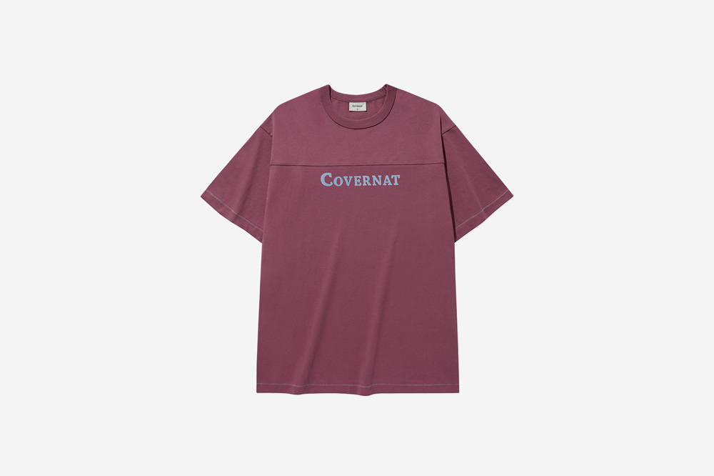 Tシャツ・カットソー COVERNAT Painting Graphic Cutting Line T-Shirt Magenta Painting Graphic Cut Line T-Shirt Magenta - Covernat | 60