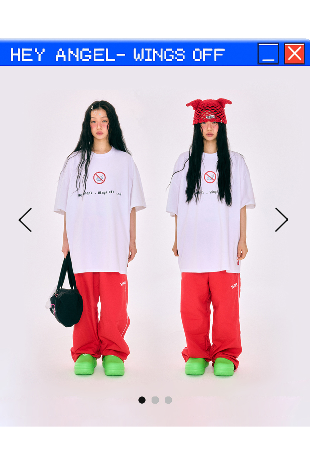 【YEGG】韓国人気新作★ Wings Off Tee 예그 윙오프티 그레이 | YEGG | KREAM