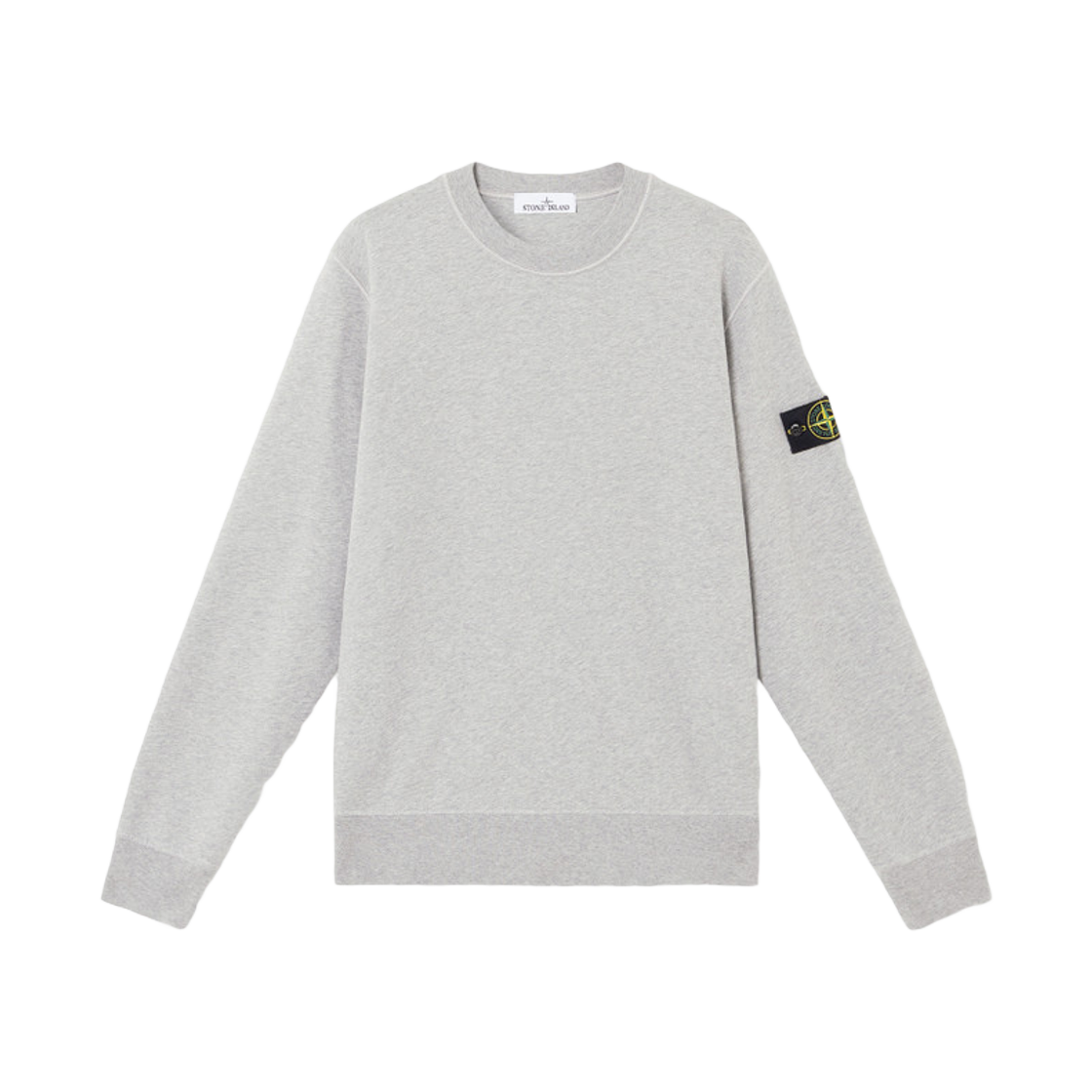 K2S1561000-60S0M51-V0M64 Stone Island 6100060 Organic Cotton Fleece Crewneck Sweatshirt with Ribbed Details  - 25FW