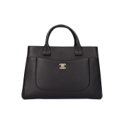 Chanel Neo New Soft Tote Bag Black Gold Hardware