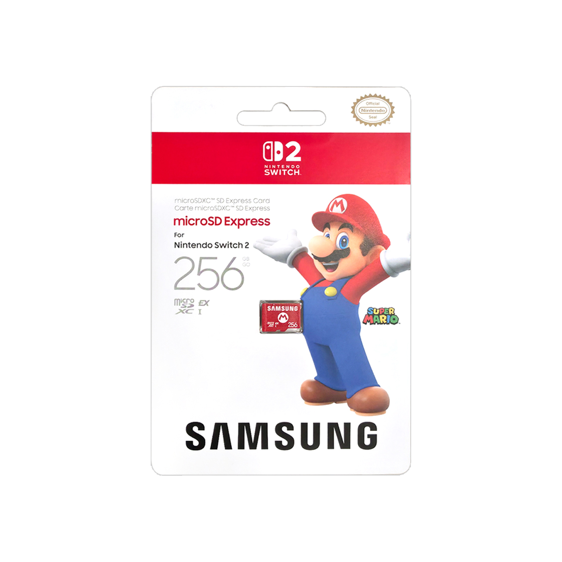 닌텐도 스위치 2 마이크로 SD Express 카드 삼성 (256GB)(Nintendo SAMSUNG microSD Express Card for Nintendo Switch 2 (256GB))