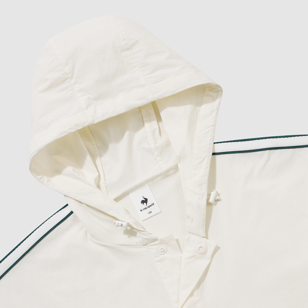 르꼬끄 스포르티브 유니 선데이 아노락 홑겹 자켓 - 아이보리(QQ323LJK82)(le coq sportif Unisex Sunday half-zip jacket Ivory) - 5