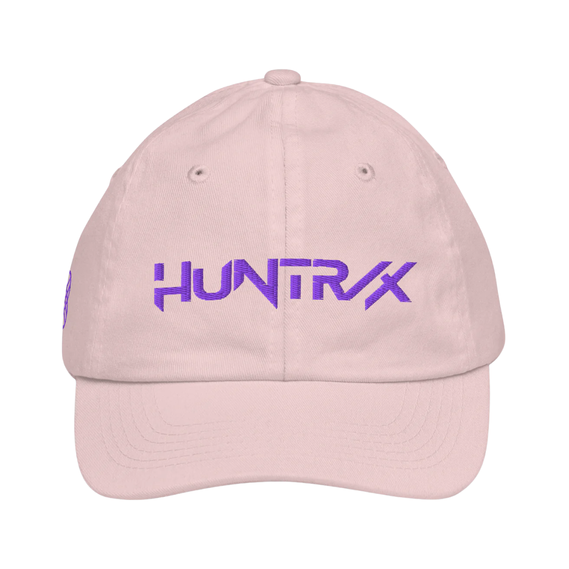 (키즈) 케이팝 데몬 헌터스 로고 베이스볼 햇 라이트 핑크((Kids) KPop Demon Hunters Logo Baseball Hat Light Pink) - 1