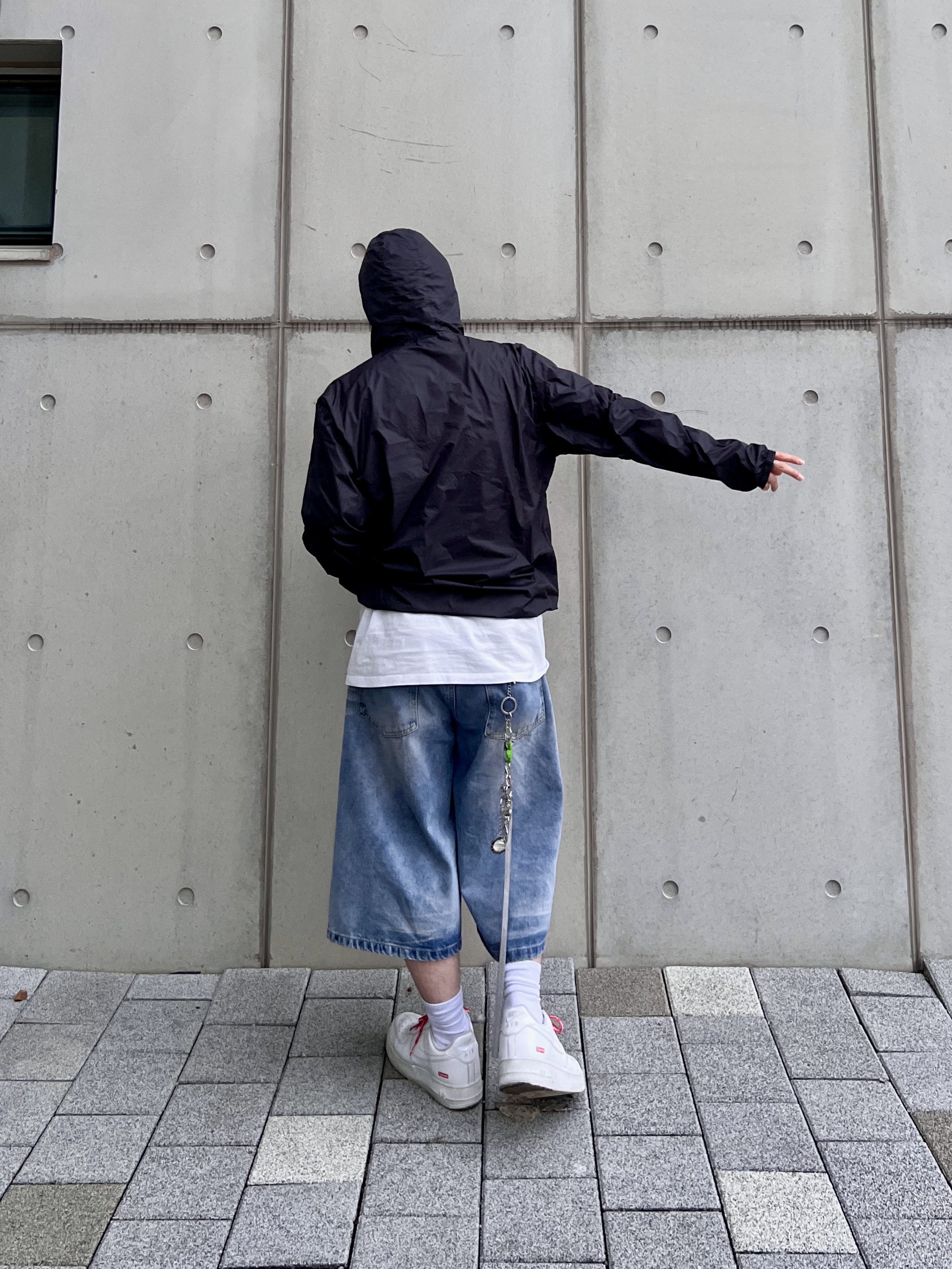 Nike x Supreme Air Force 1 Low White 착용 스타일 - 7