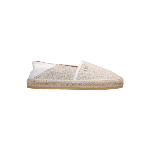 ITGCKMVBCWIP Dior Paradise Espadrille Sandals Oblique Jacquard Off White 39