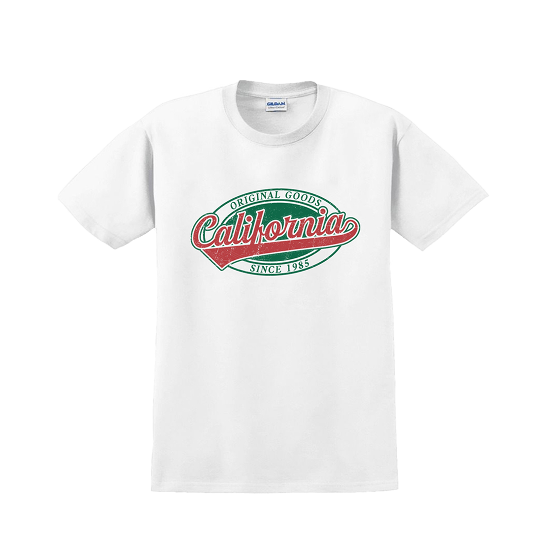 2000_Gildan X 아메리칸 컬렉션 켈리포니아 티셔츠 화이트 GILDAN X American Collection California T-Shirt White