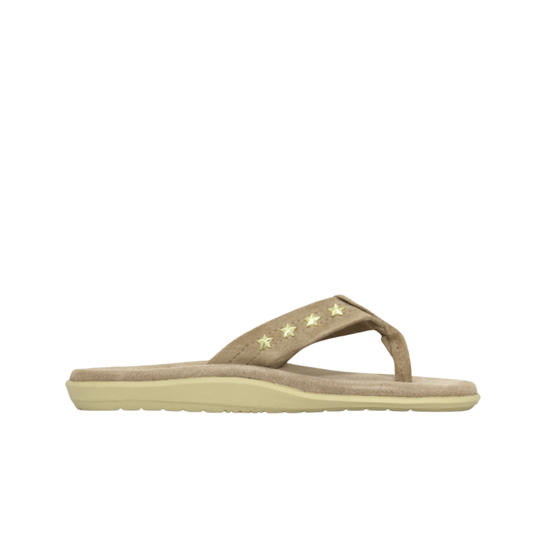 아일랜드 슬리퍼 스에이드 스타 골드 스터드 타우페(Island Slipper Suede Star Gold Studs Taupe)