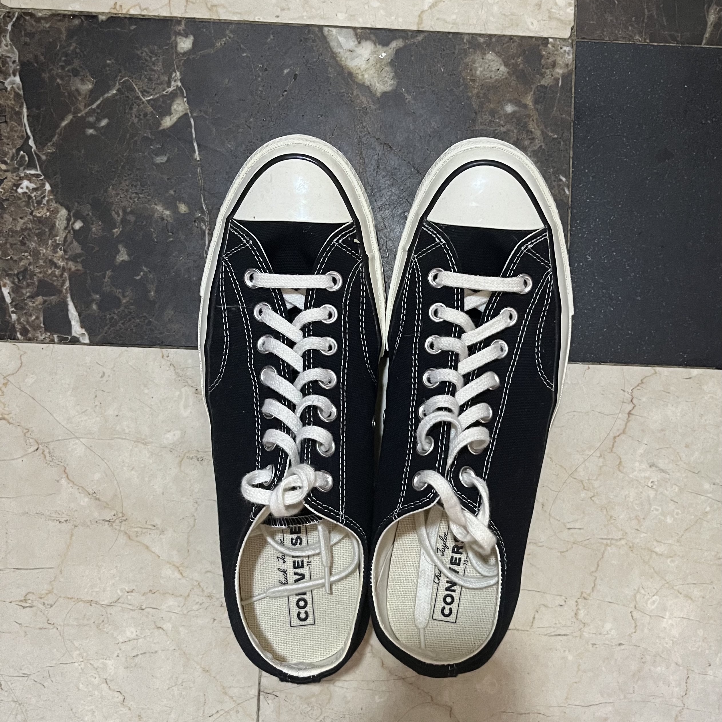 Converse Chuck 70 Ox Black - Standard 착용 스타일